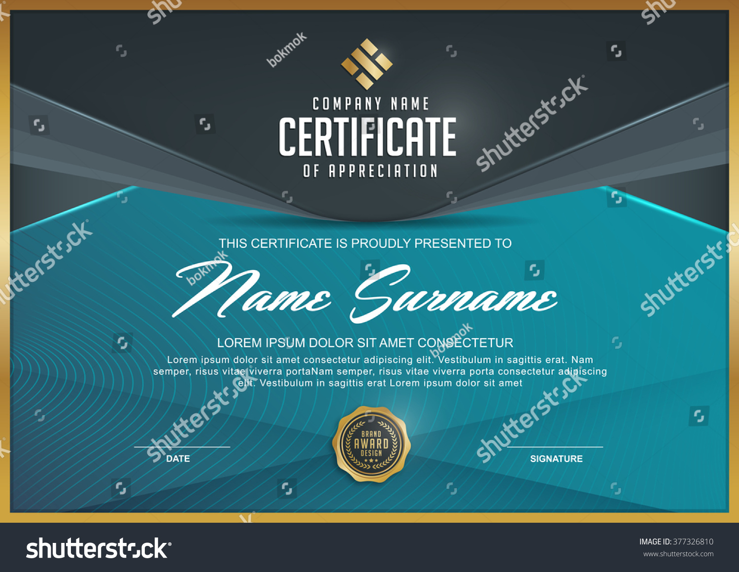 certificate template with Luxury and modern patternQualification certificate blank template with elegant Vector illustration certificate template with Luxury and modern patternQualification certificate blank template with elegant Vector illustration