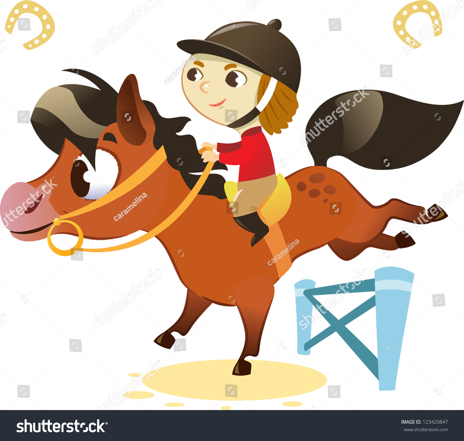 clipart show jumping horses - photo #23
