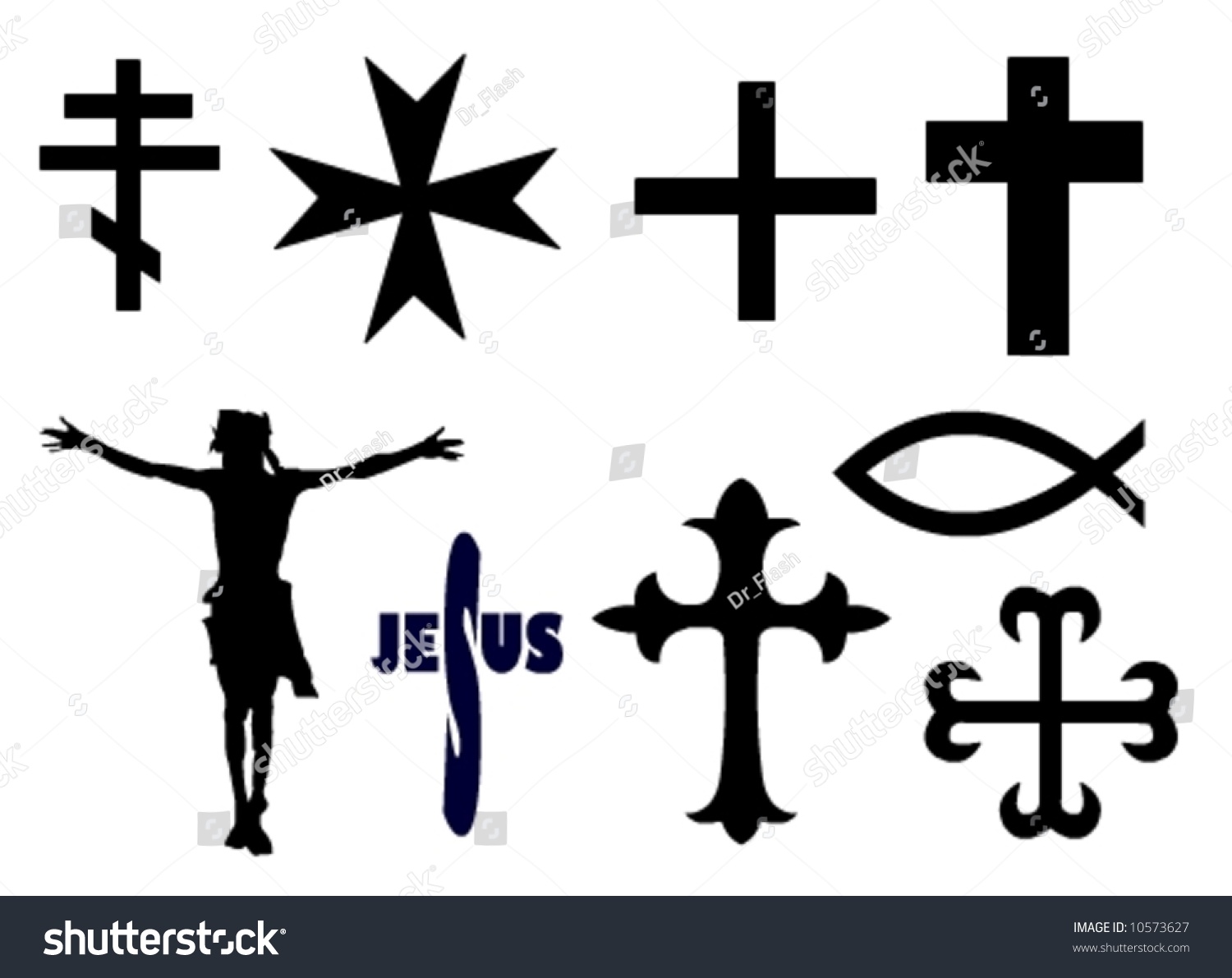 Christian Signs Stock Vector Illustration 10573627 : Shutterstock