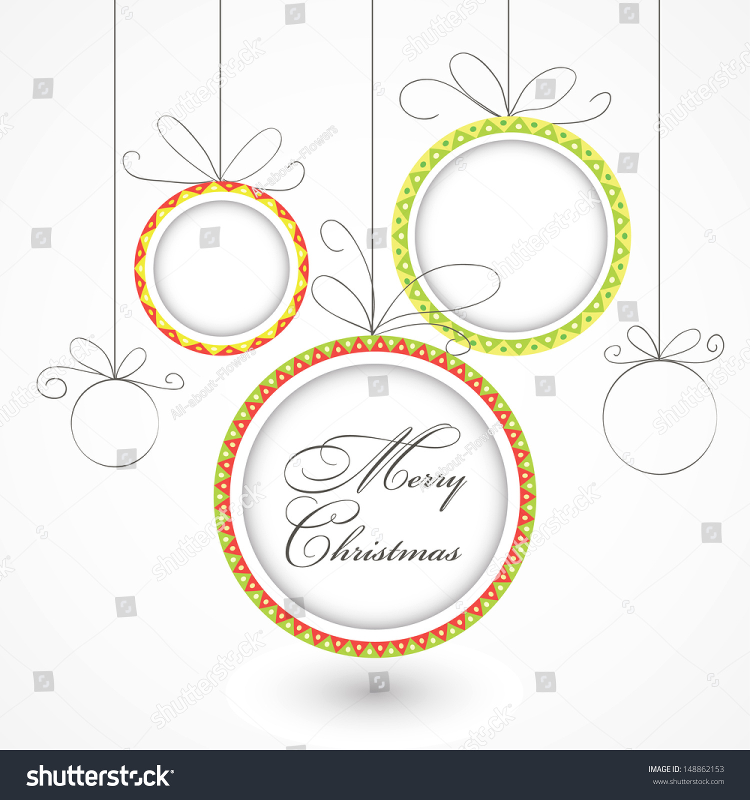 Christmas Background Stock Vector Illustration 148862153 : Shutterstock