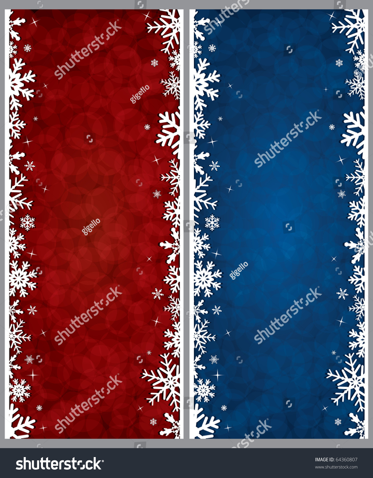 Christmas Decoration Frames With Space For Text Stock Vector Illustration 64360807 : Shutterstock