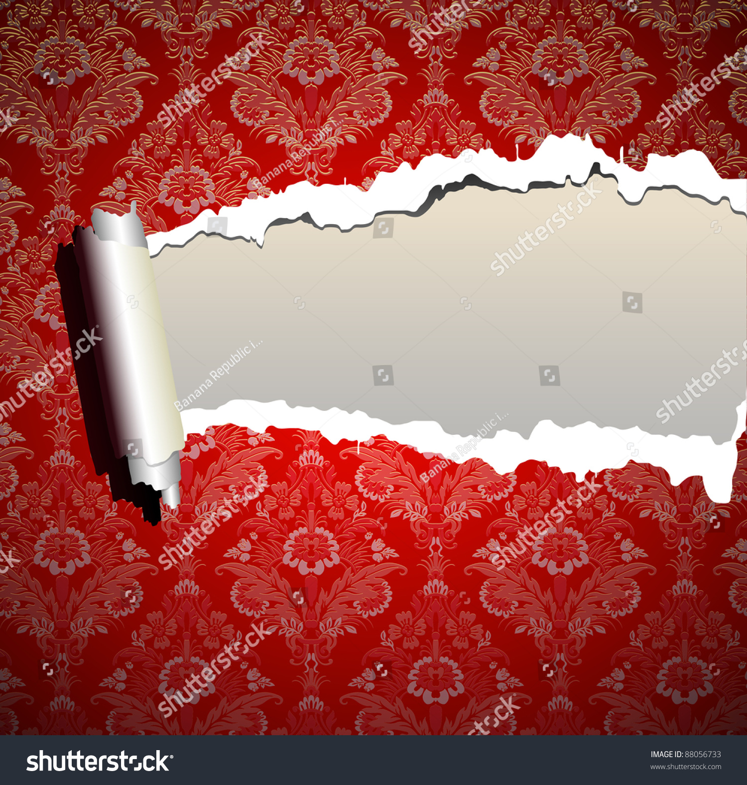 Christmas Frame Wallpaper Background Stock Vector Illustration 88056733 : Shutterstock