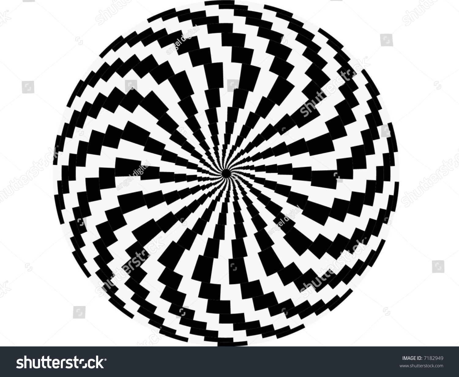 Circle Pattern Stock Vector Illustration 7182949 : Shutterstock