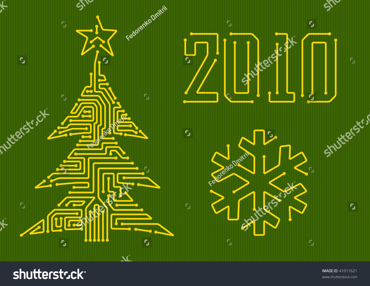 circuit board christmas tree shirt