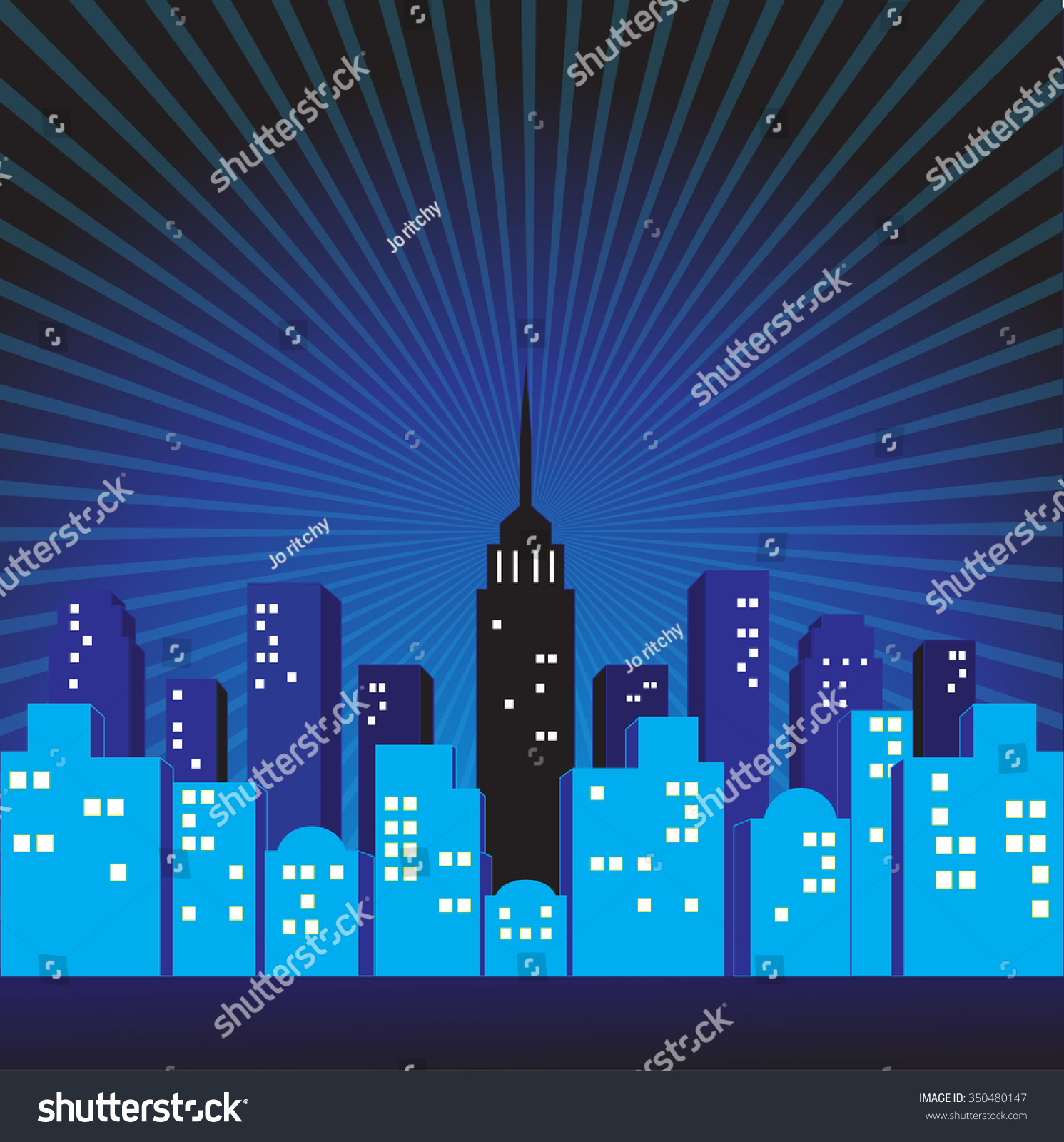 City Comic Background Stock Vector 350480147 - Shutterstock
