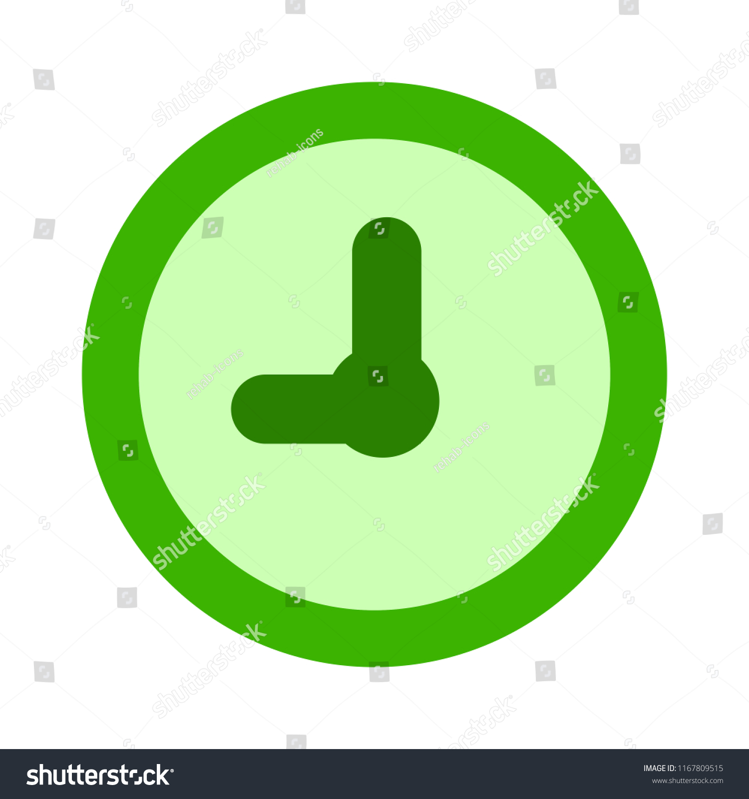 Clock Time Sign Icon Watch Symbol Stock Vector Royalty Free