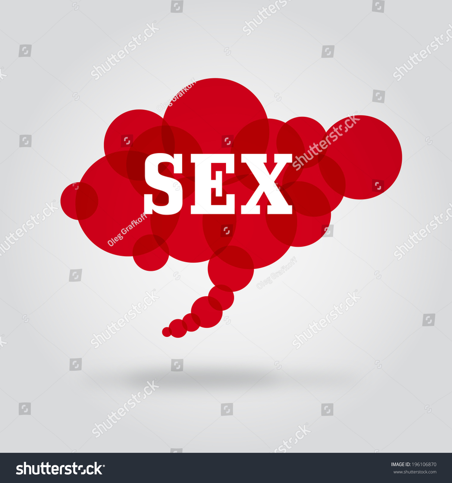 Cloud Sex Stock Vector 196106870 Shutterstock