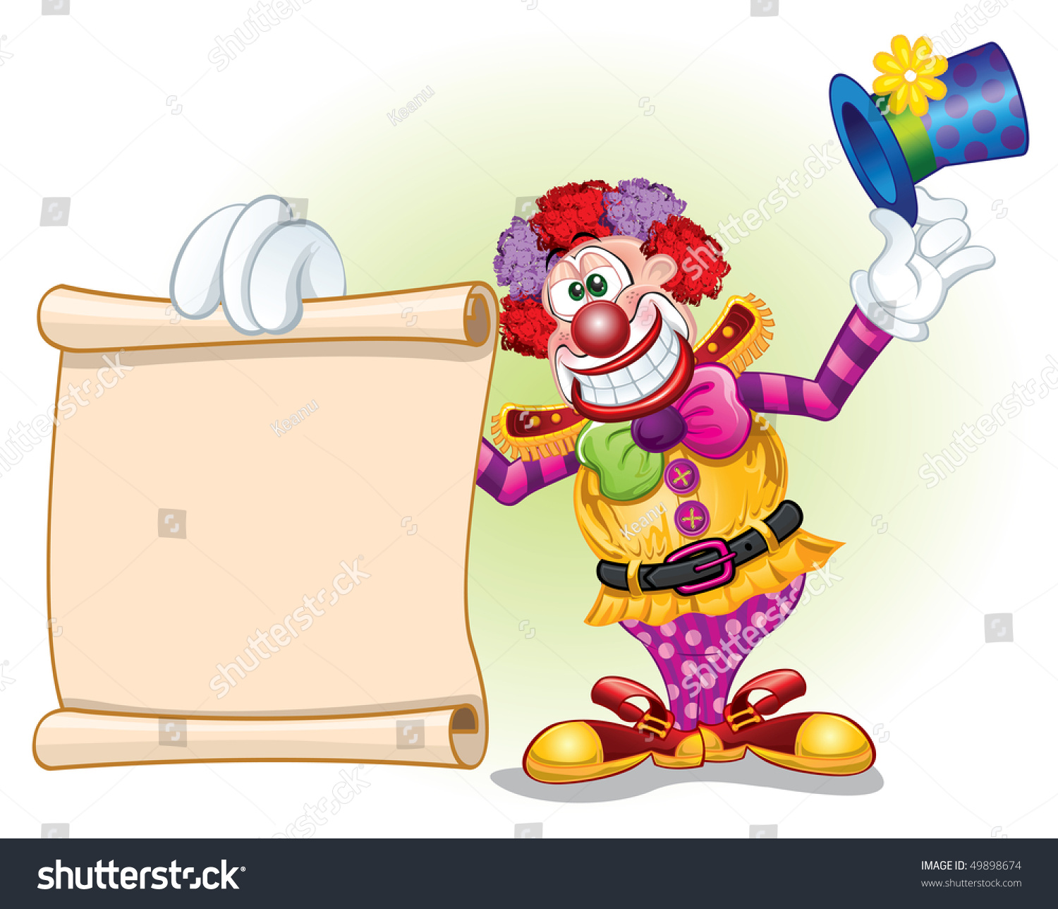 Clown Template Stock Vector Illustration 49898674 : Shutterstock Clown Template Stock Vector Illustration 49898674 : Shutterstock