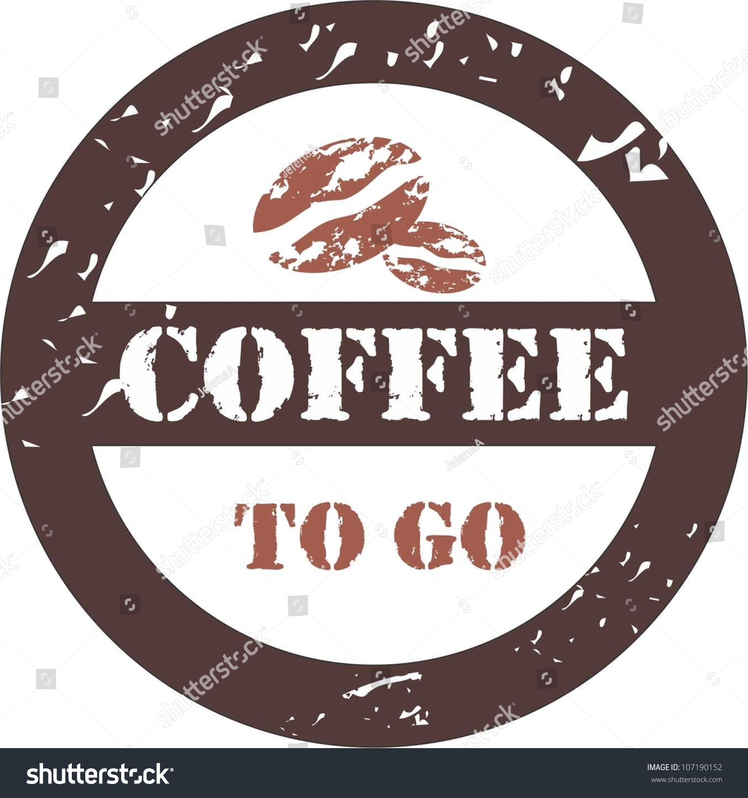 Coffee To Go Stock Vector Illustration 107190152 ...