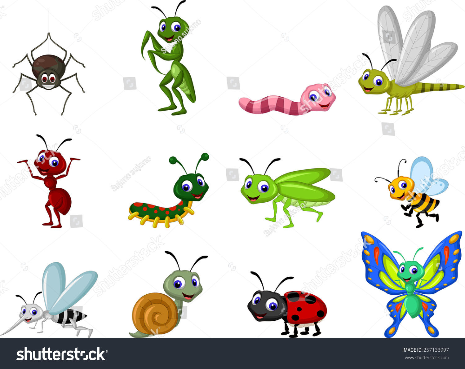 cartoon insect clipart - photo #42