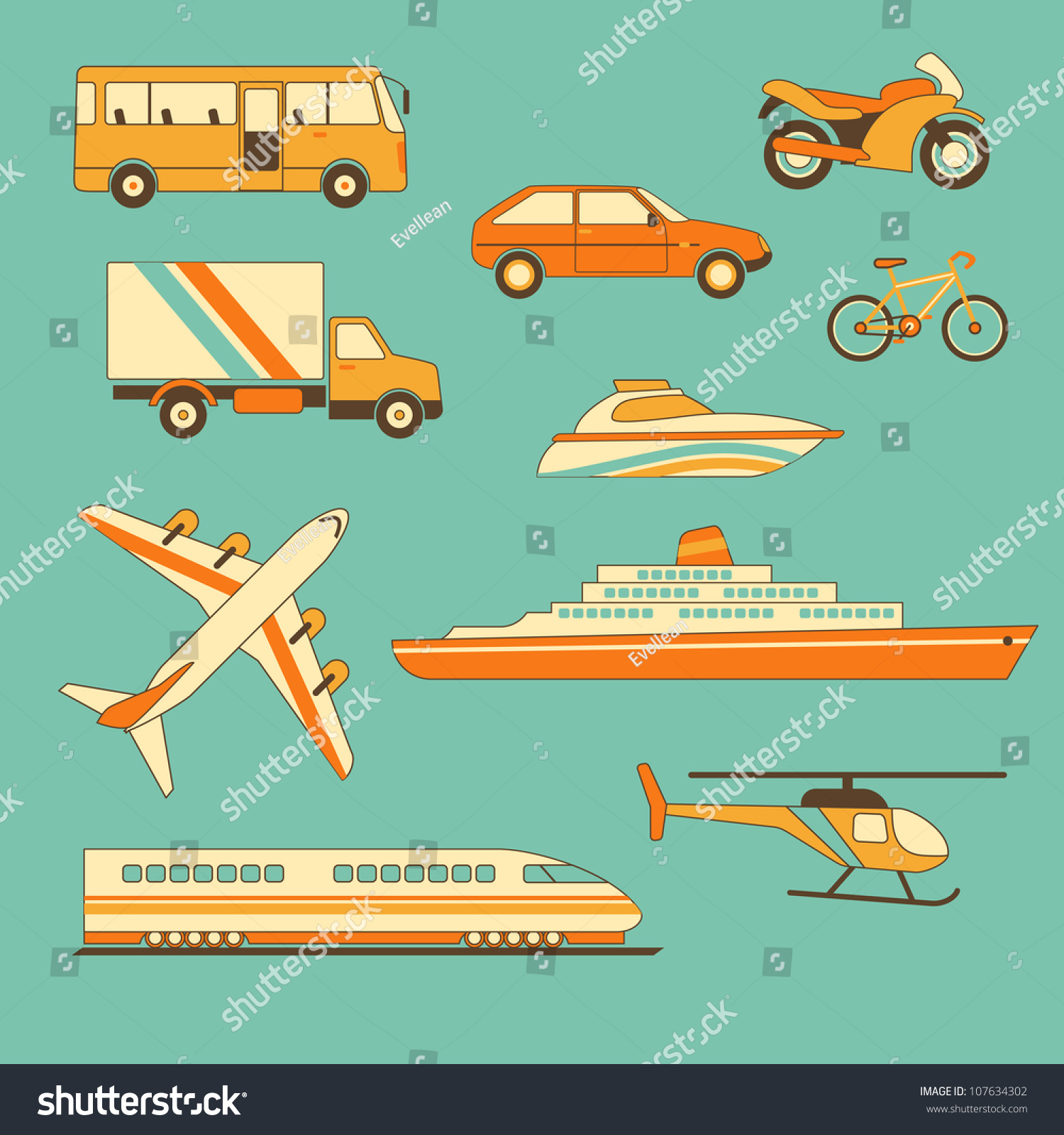 collection-transportation-facilities-stock-vector-107634302-shutterstock