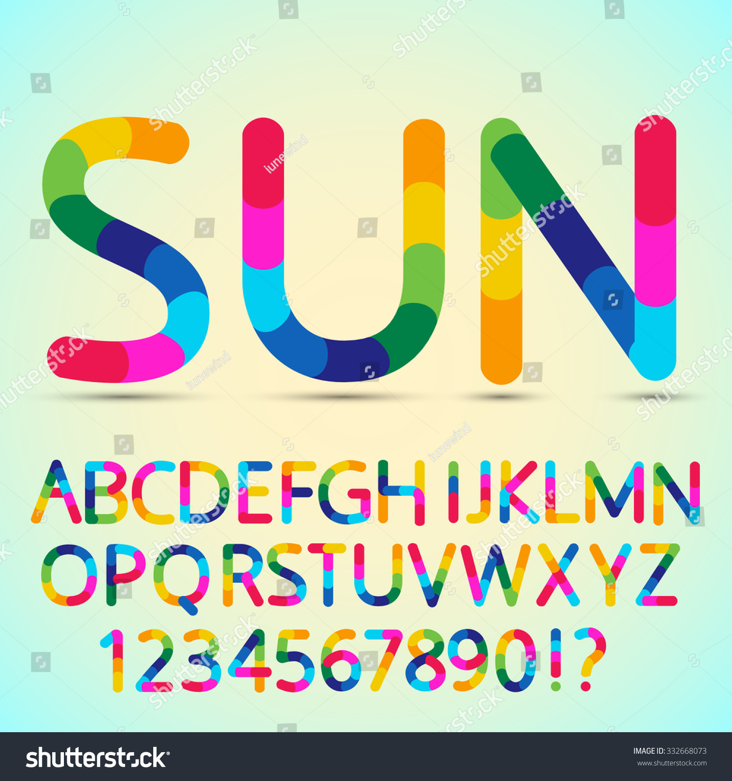 Colored Font