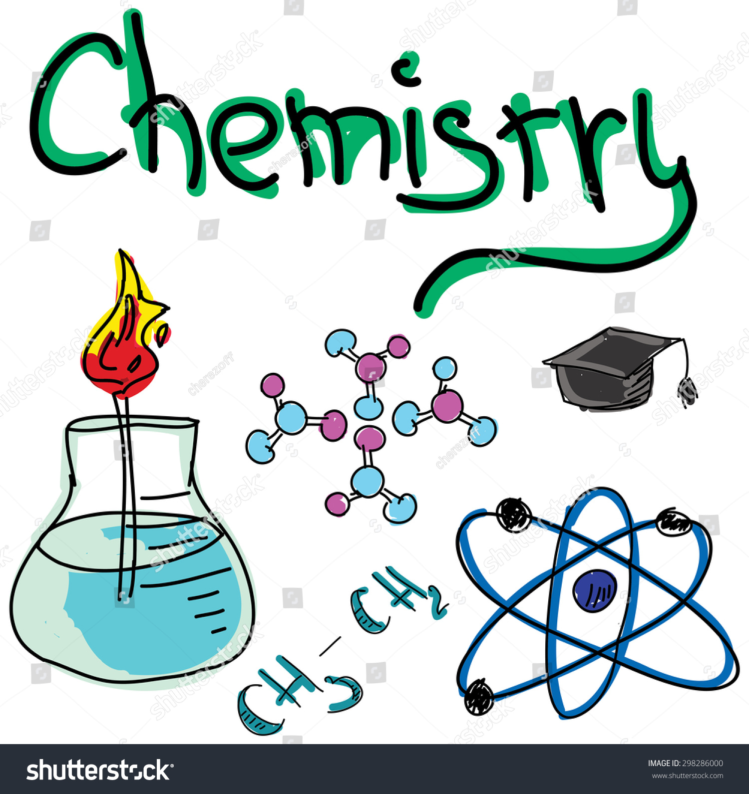 colored-picture-symbols-word-chemistry-on-stock-vector-298286000