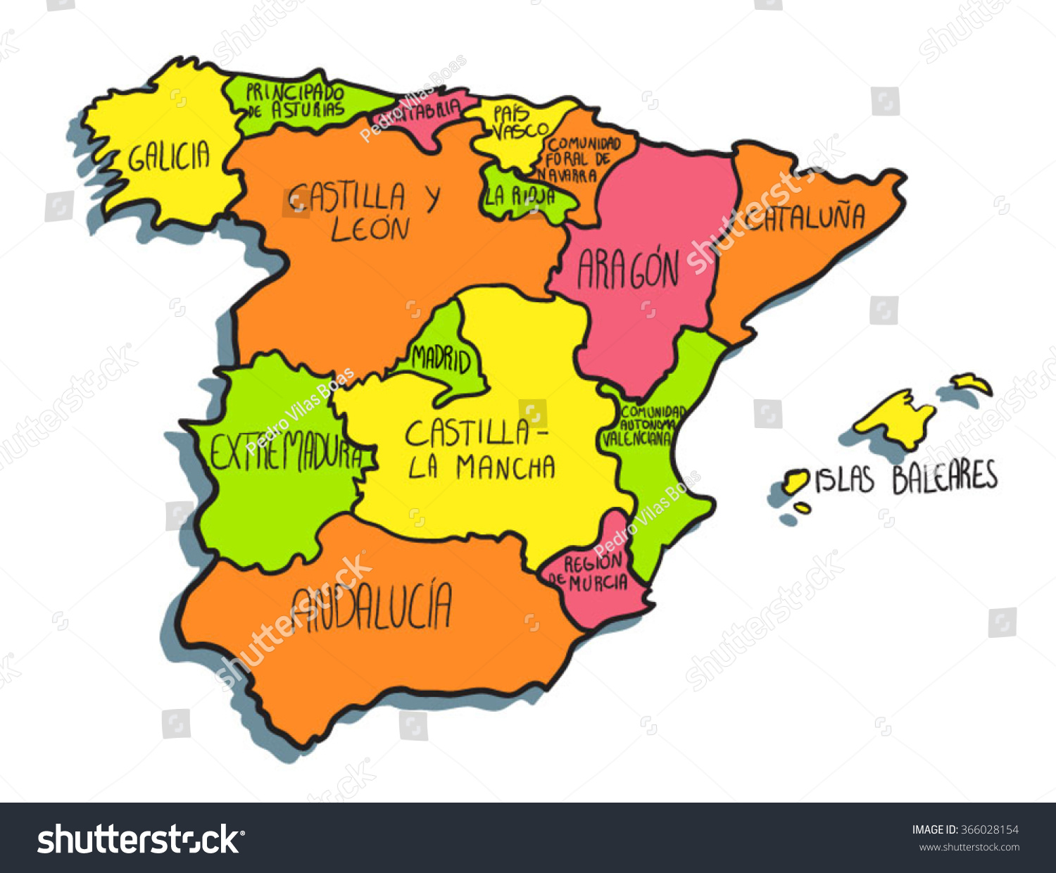 clipart map of spain - photo #17