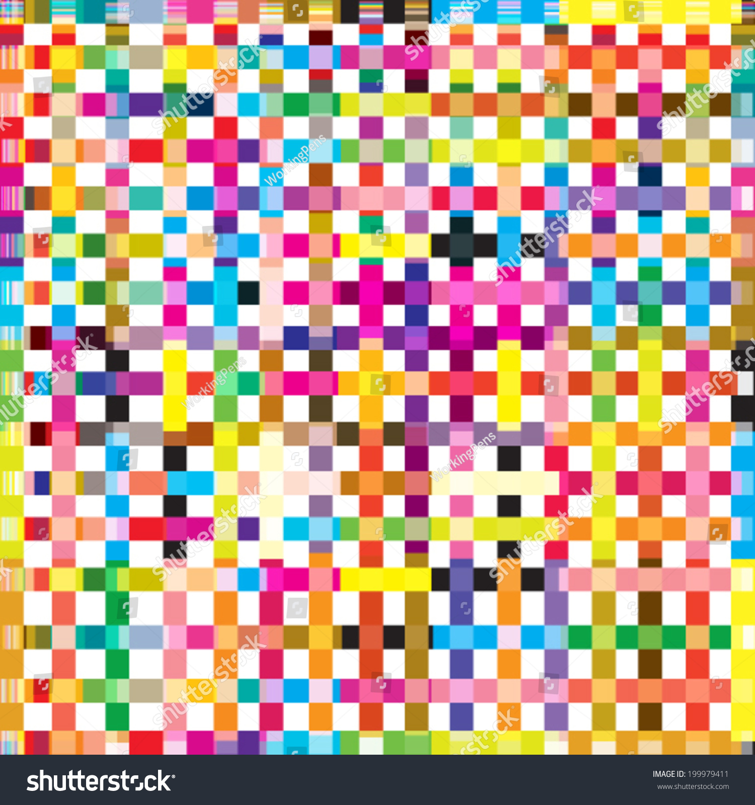 Colorful Squares Stock Vector Illustration Shutterstock