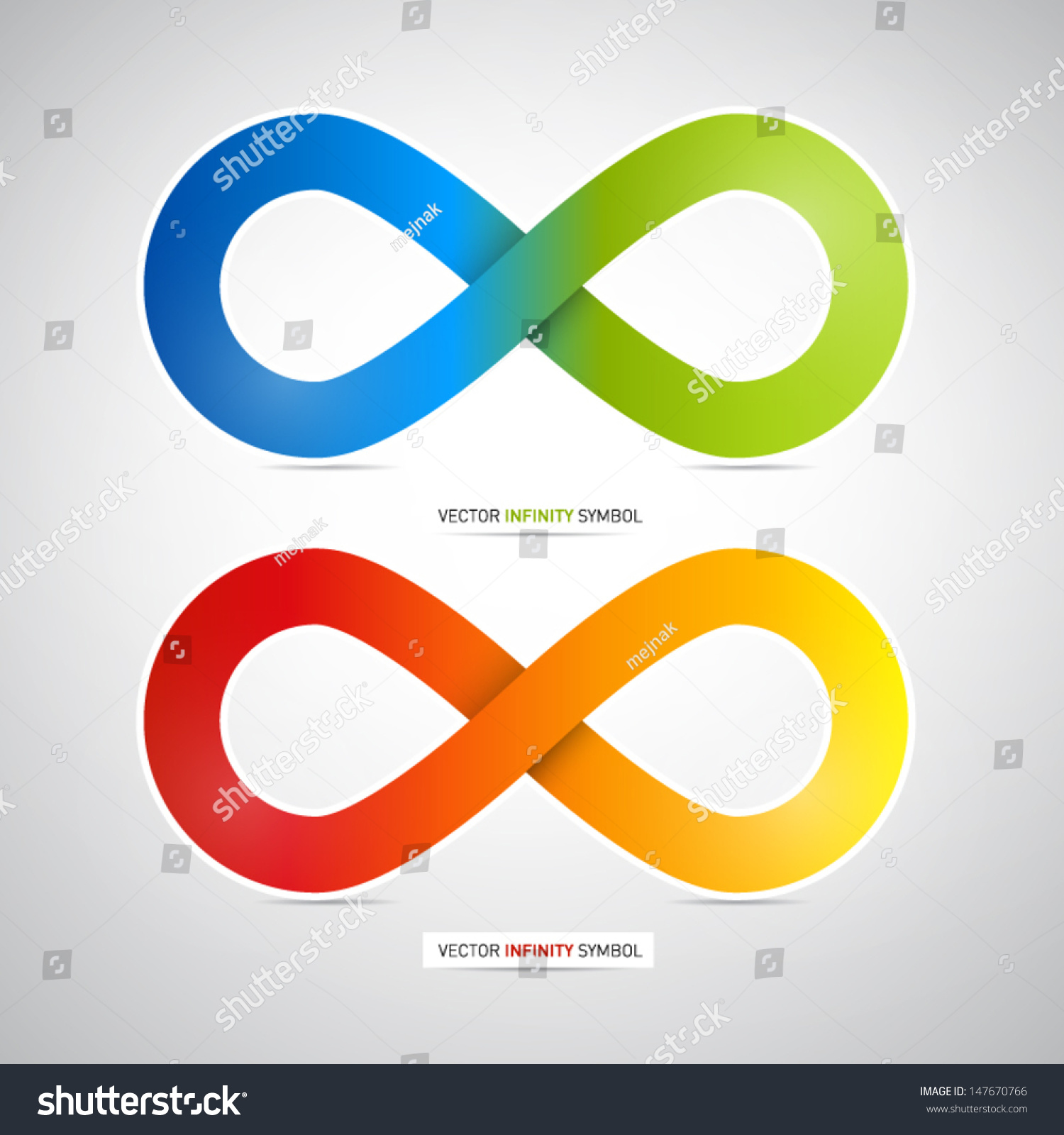 Colorful Vector Infinity Symbol 147670766 Shutterstock