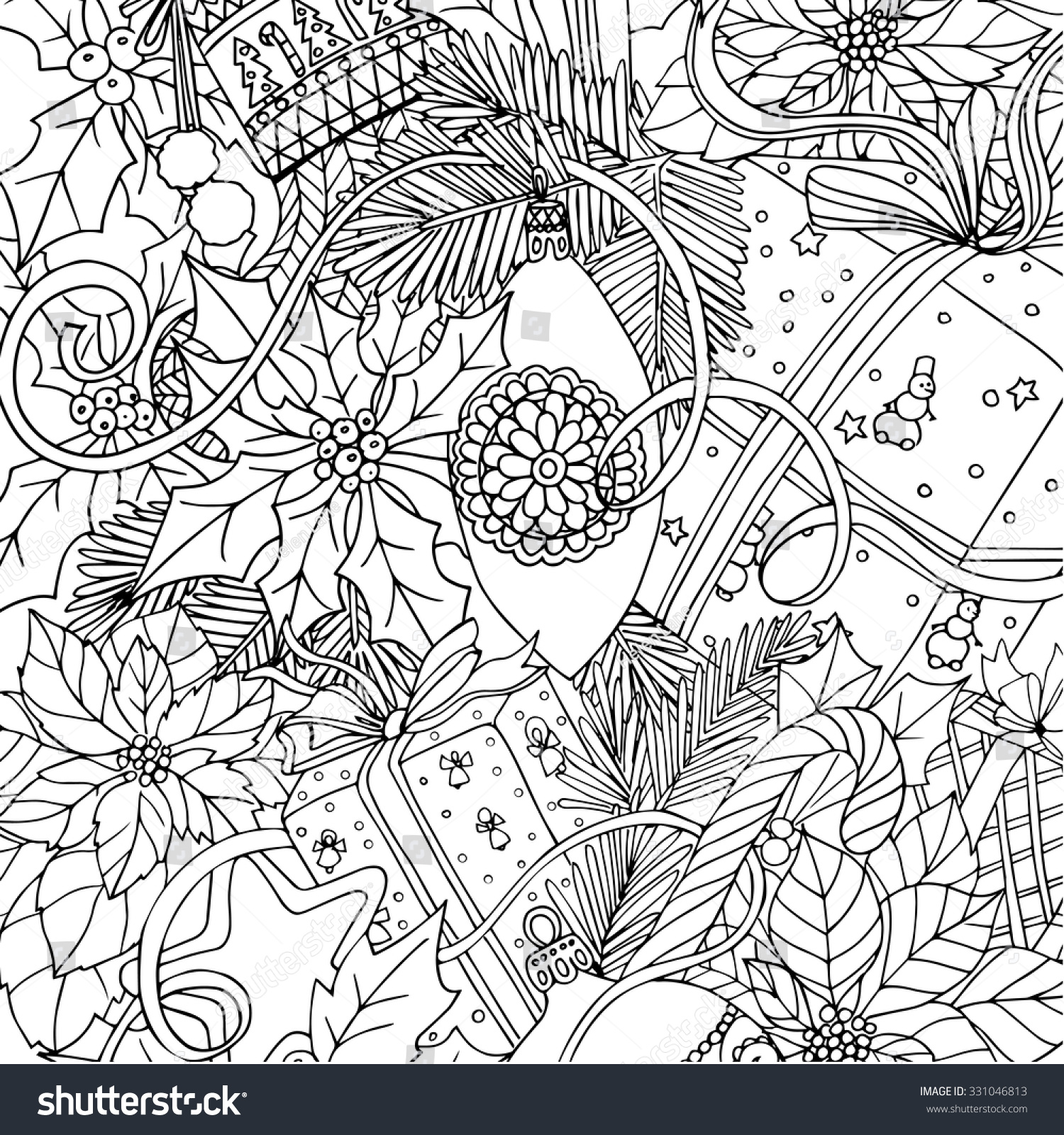 Coloring Book For Adult And Older Children. Coloring Page ...