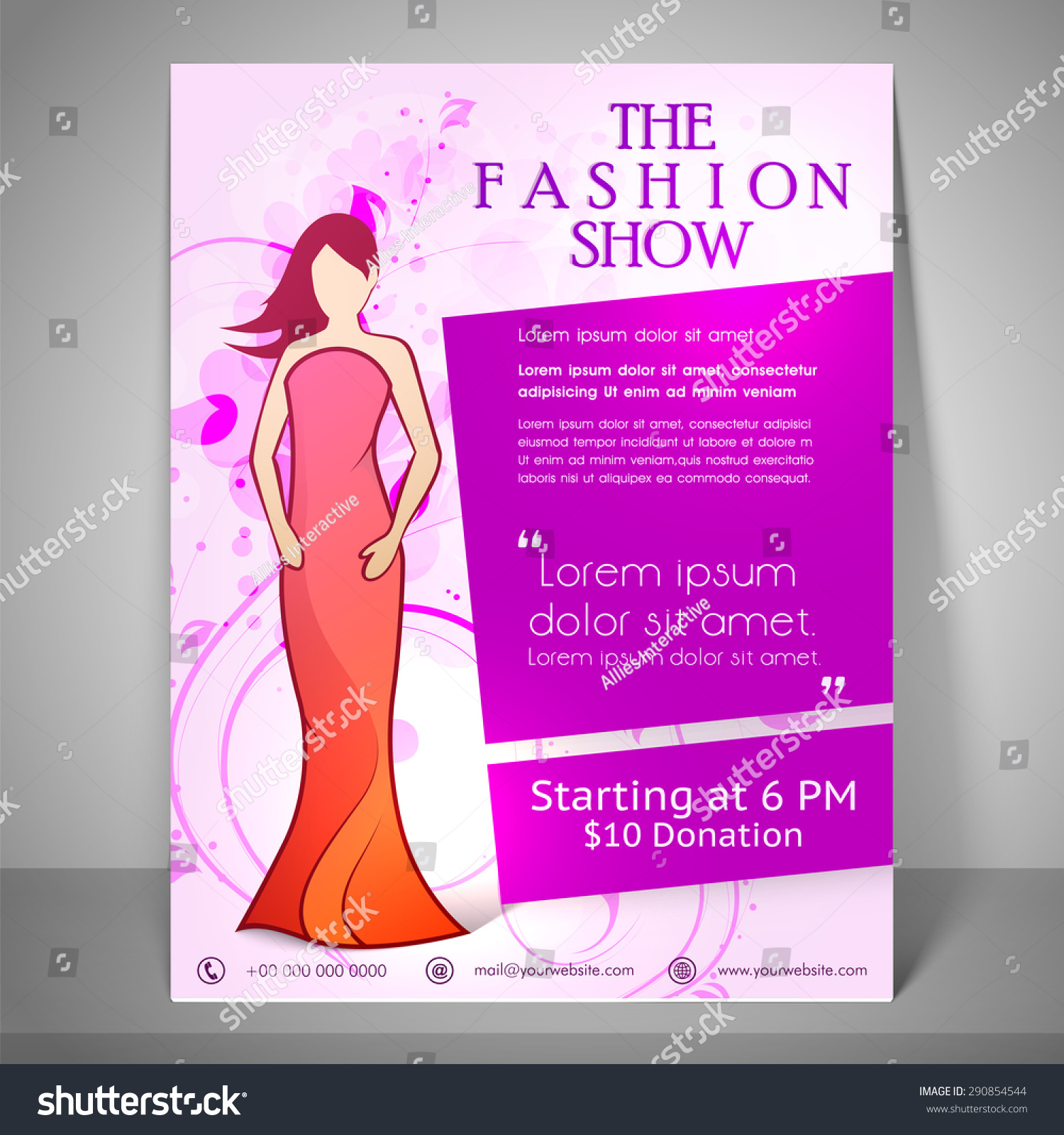 clip art fashion show invitation - photo #28
