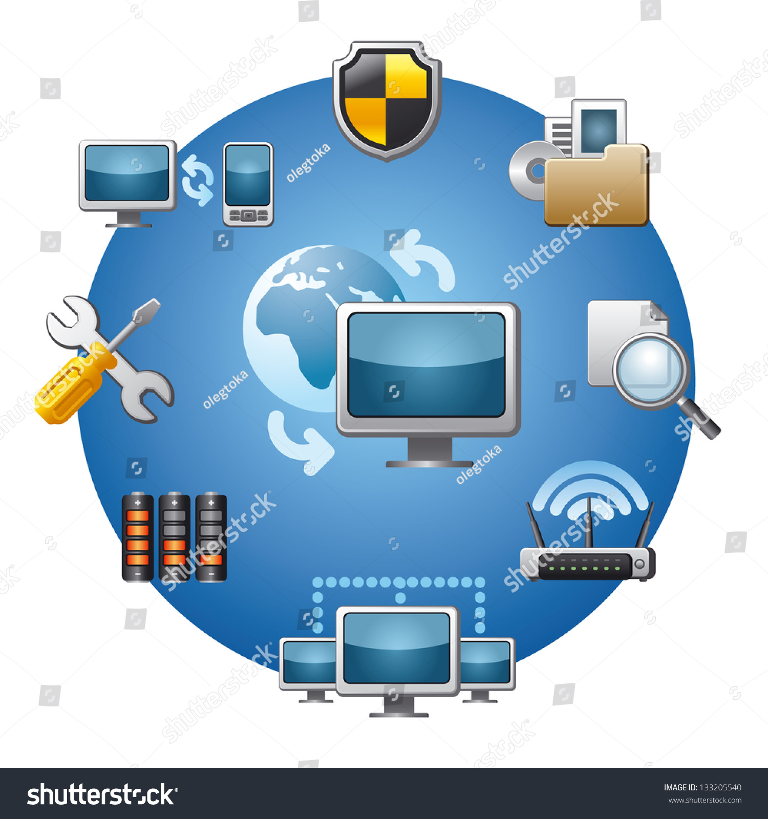 computer network clipart - photo #28