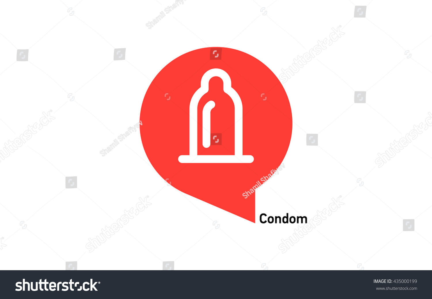 Condom Icon Stock Vector 435000199 Shutterstock