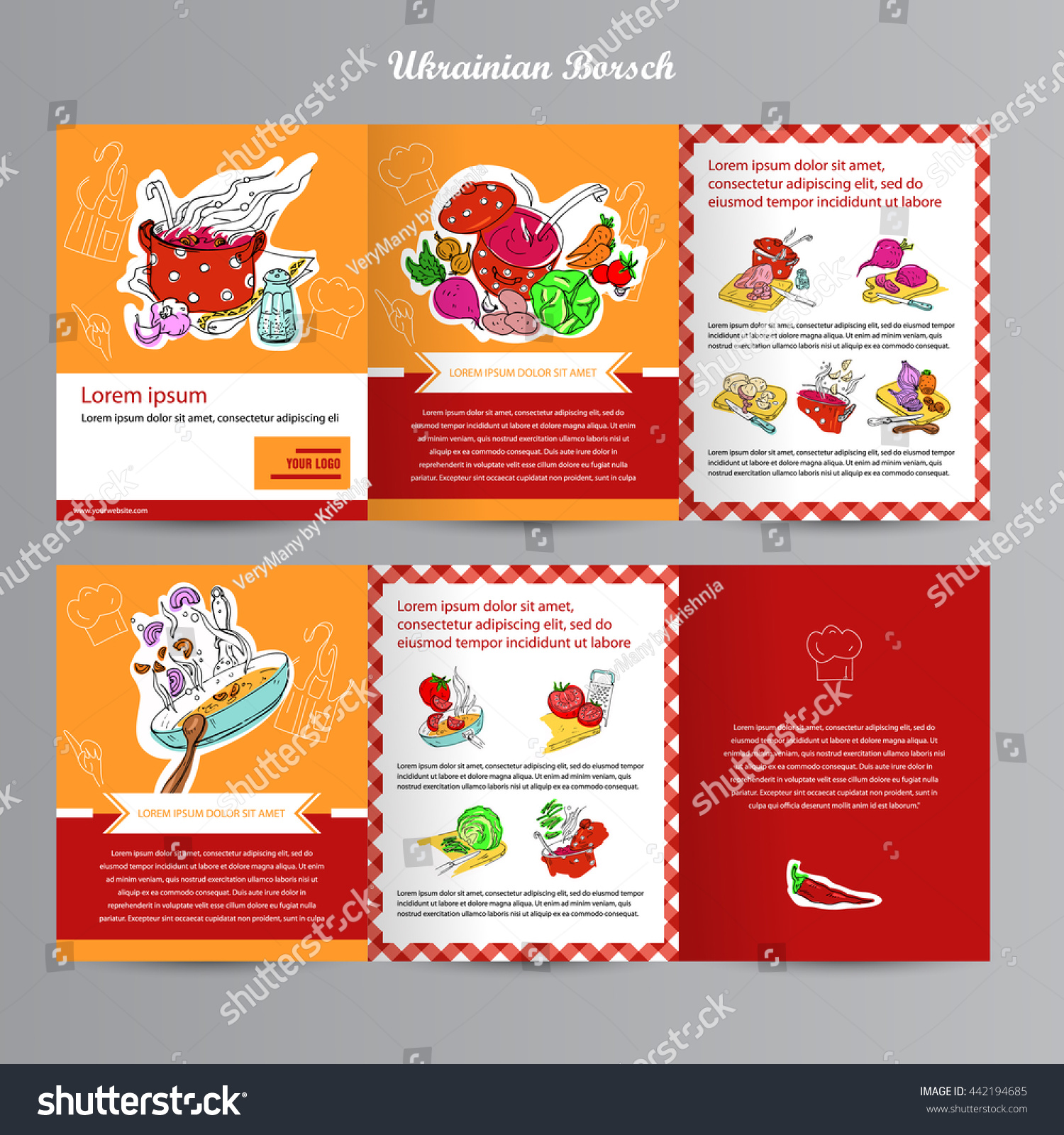 making a menu template