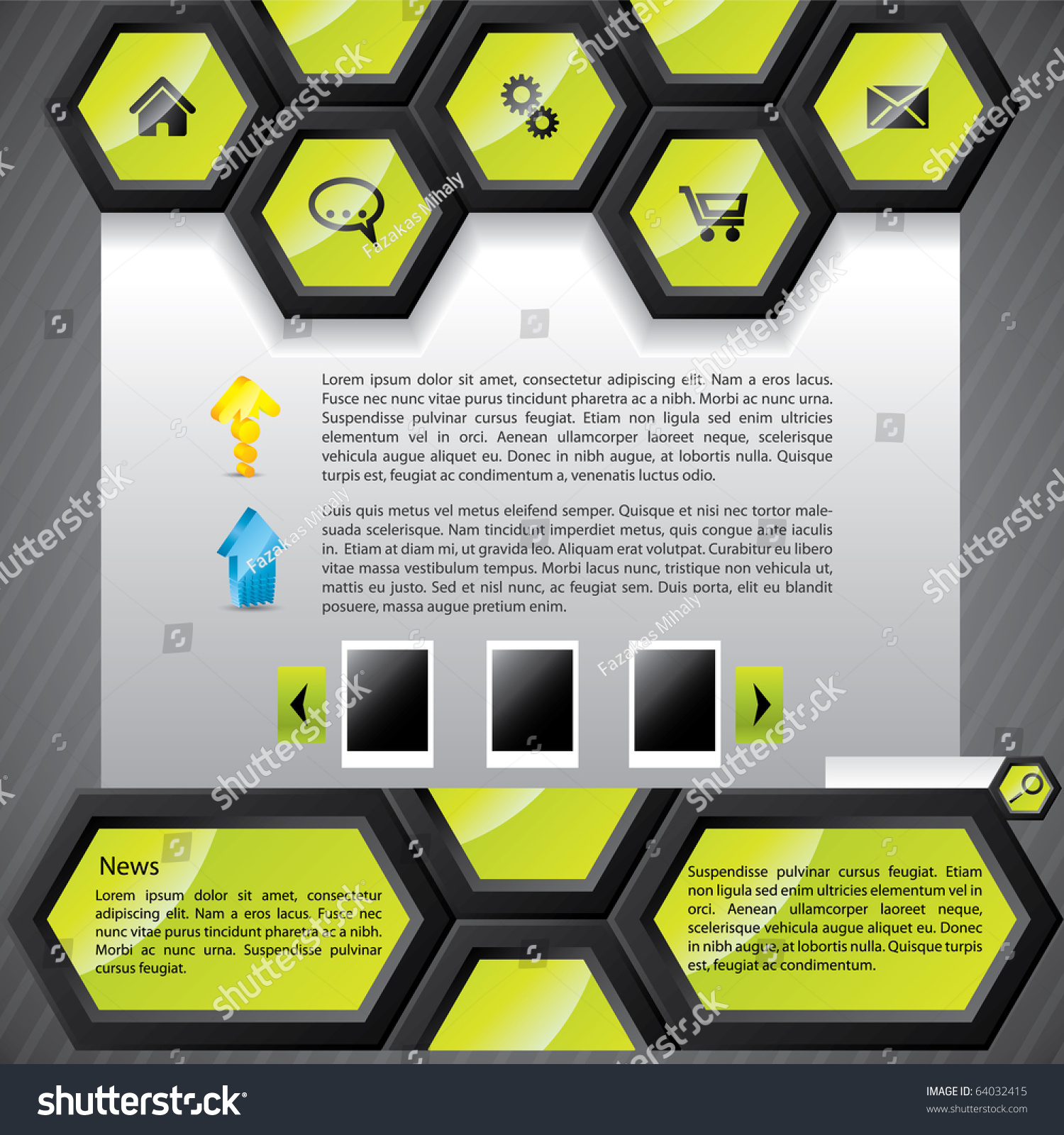 Hexagon Website Template Cool Hexagon Website Template Stock Vector 64032415 Shutterstock Hexagon Website Template Cool Hexagon Website Template Stock Vector 64032415 Shutterstock