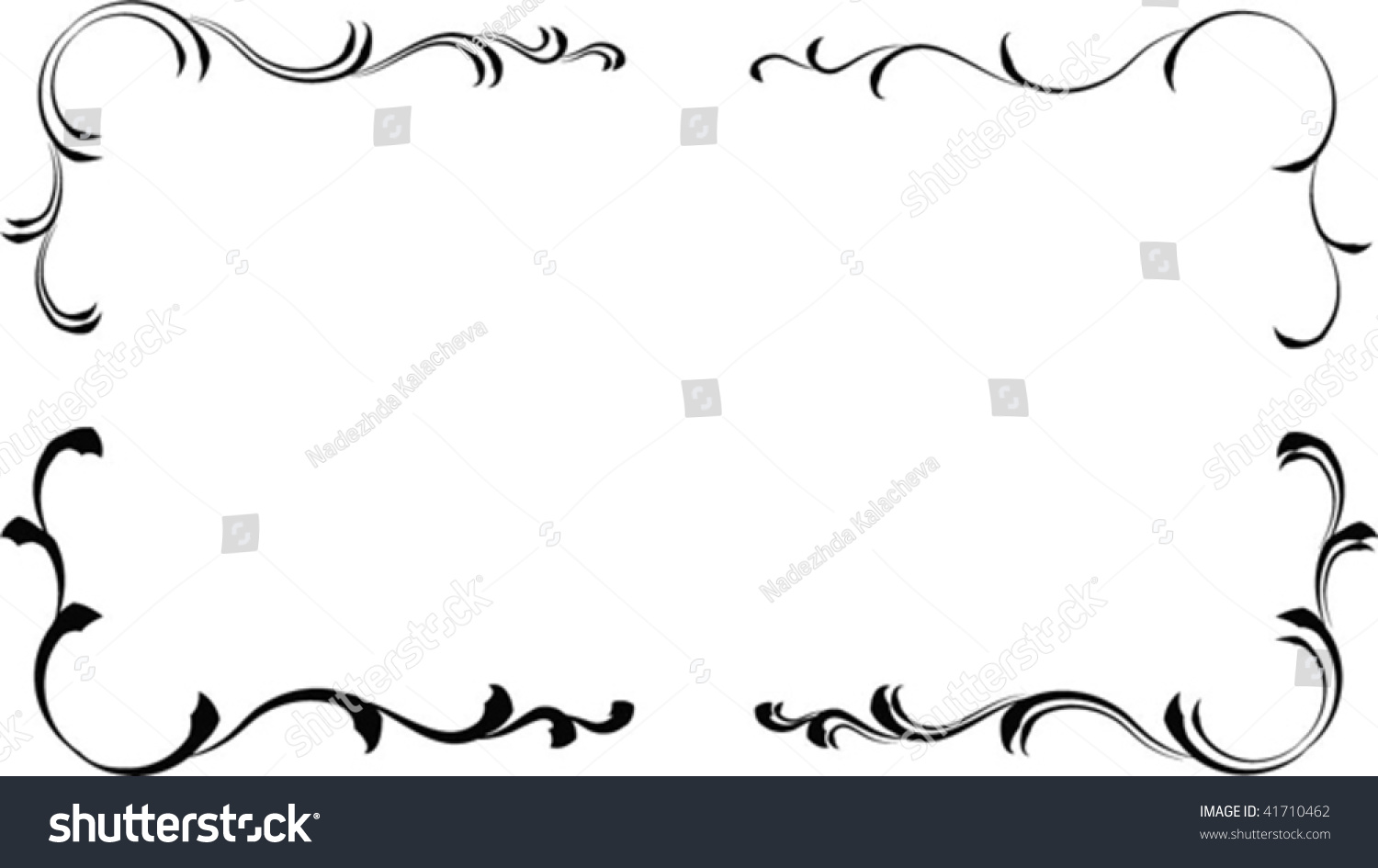 Corner Graphic Elements For Design Stock Vector Illustration 41710462 