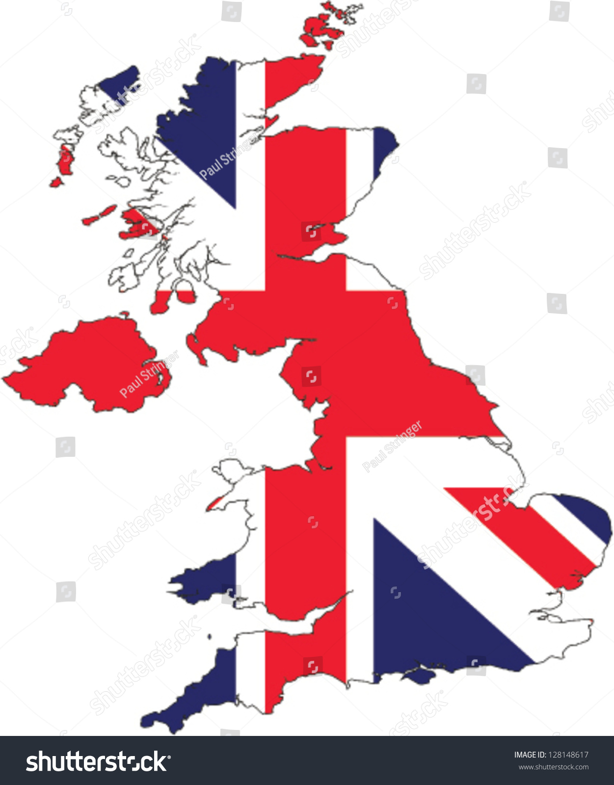 Flag England Map Outline Flag Simple Map Of United Kingdom Flag Images And Photos Finder 3827