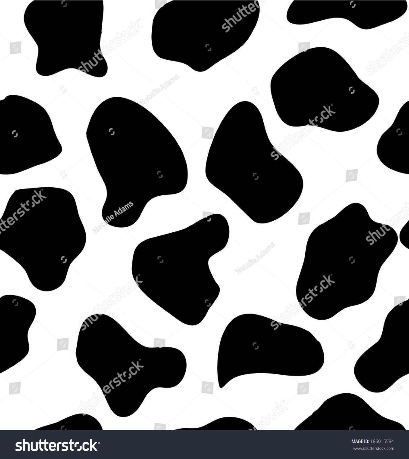 cow pattern clipart - photo #24