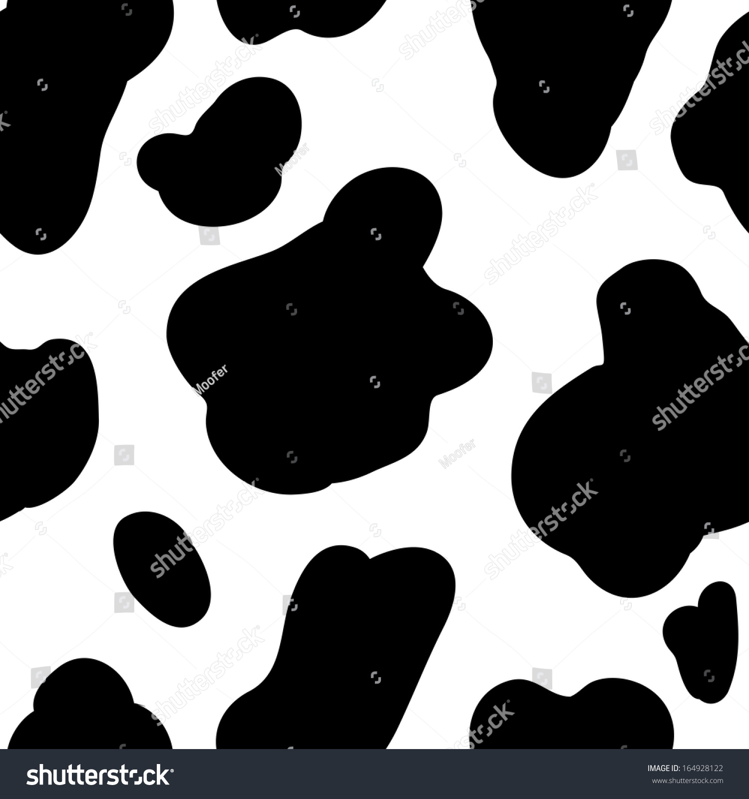 cow pattern clipart - photo #17