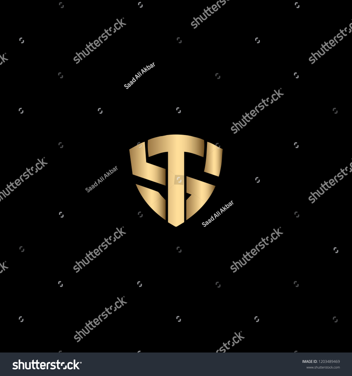 Creative Minimalist Letter Ts Logo Design Stock Vector Royalty Free