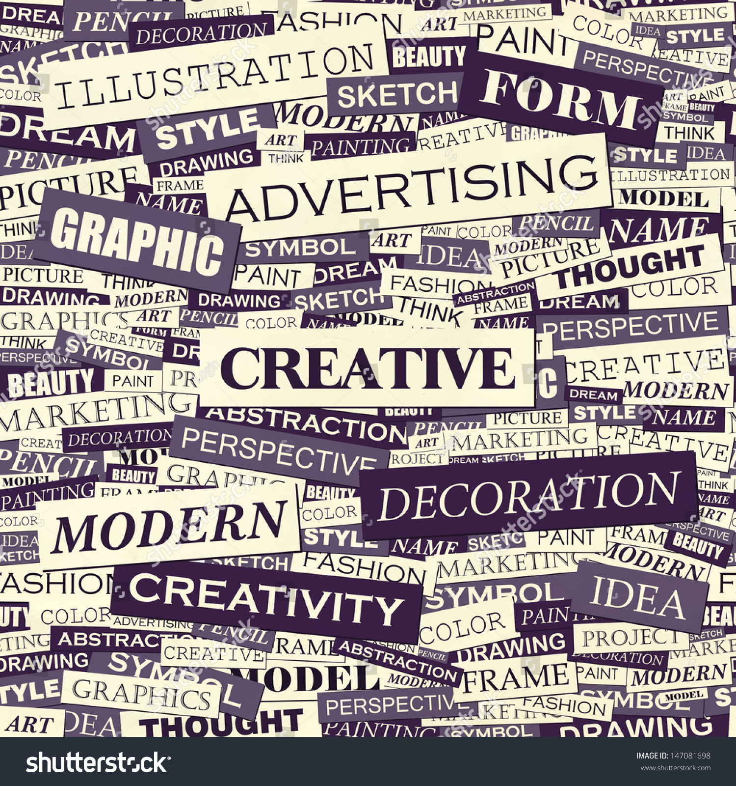 creative word cloud illustration tag cloud stock vector creative words design