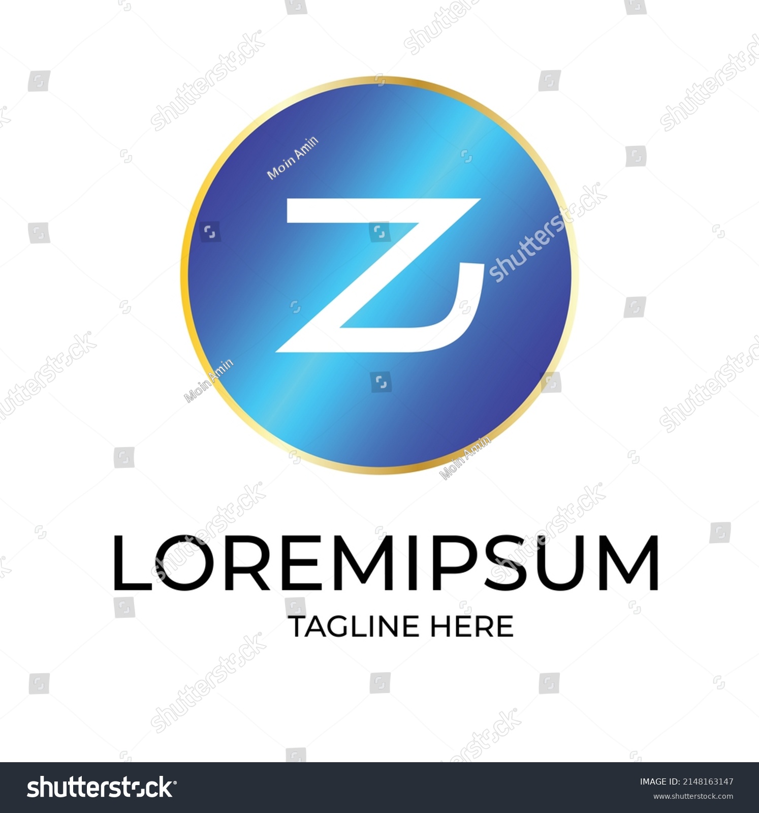 Creative Z Letter Logo Design Vector Stock Vector Royalty Free