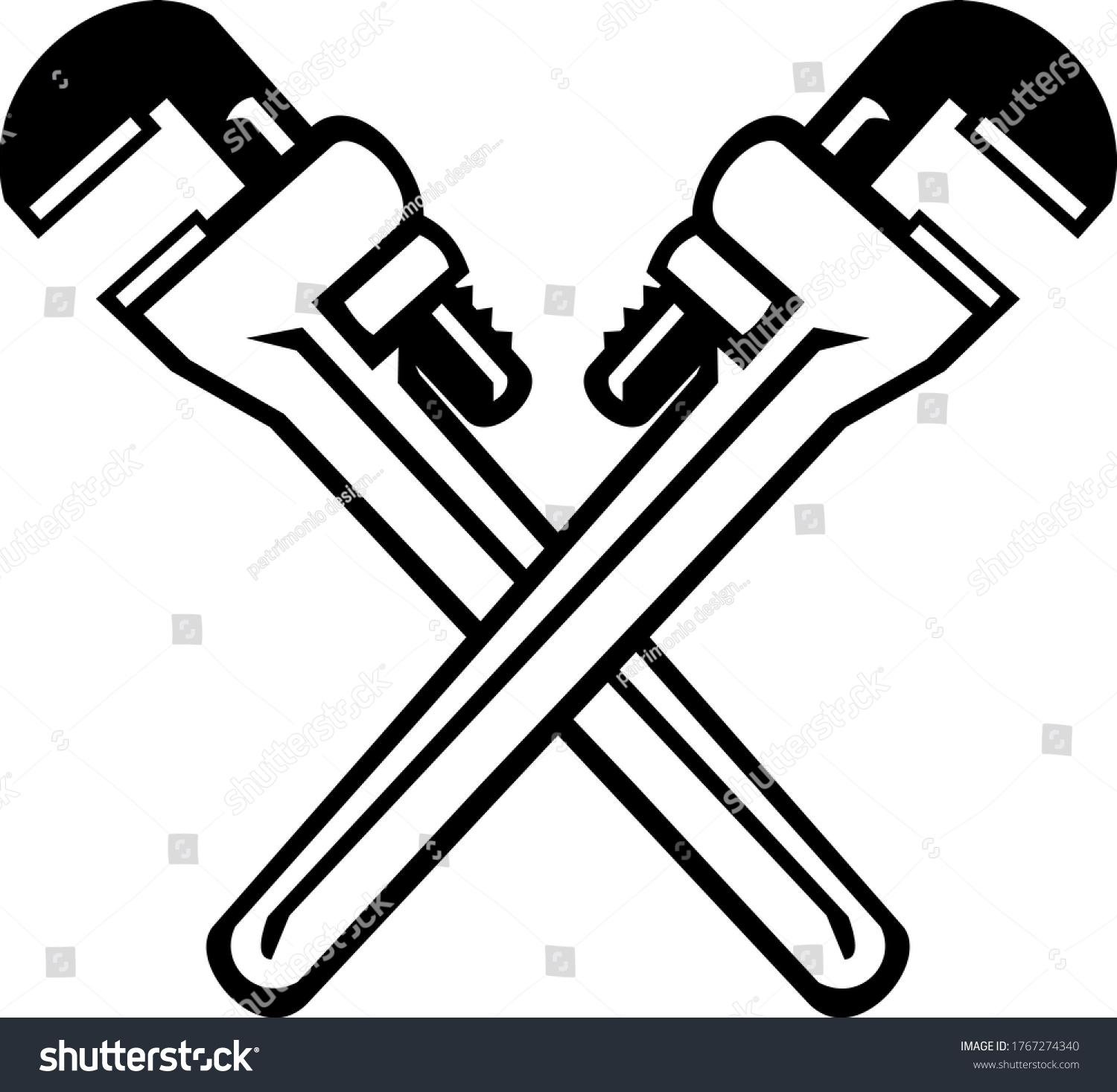 Pipe Wrenches Images Stock Photos Vectors Shutterstock