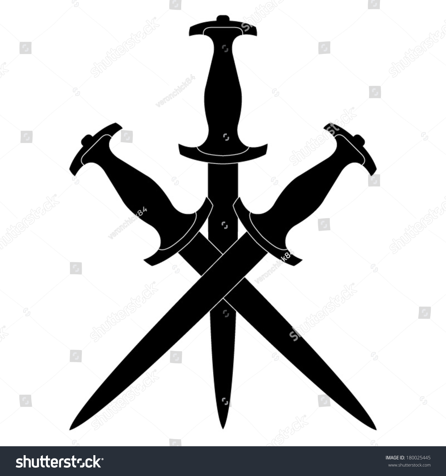 Cross Dagger Symbol