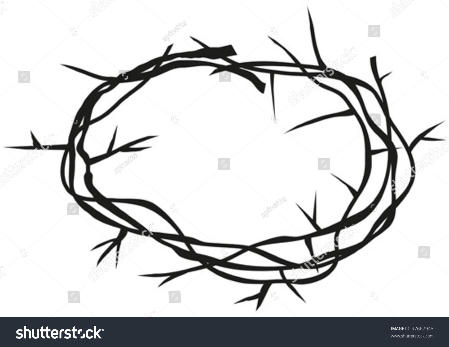 religious clip art crown of thorns - photo #50