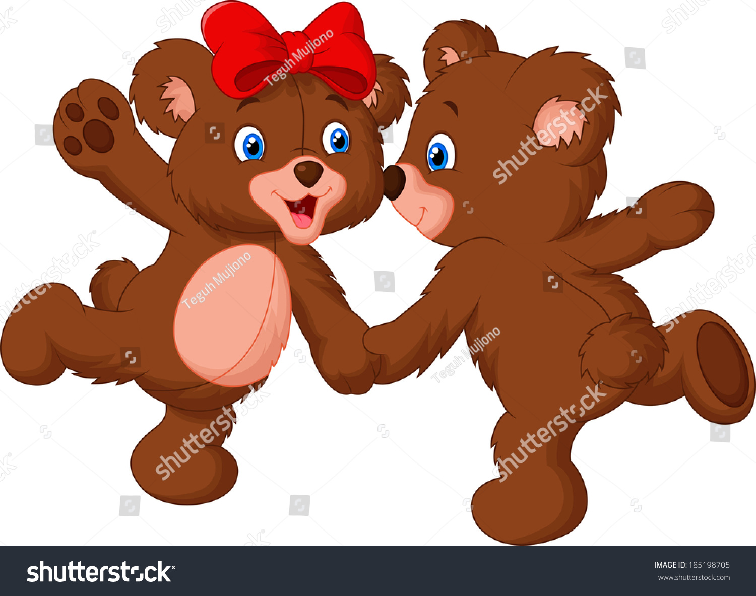 cute bear couple