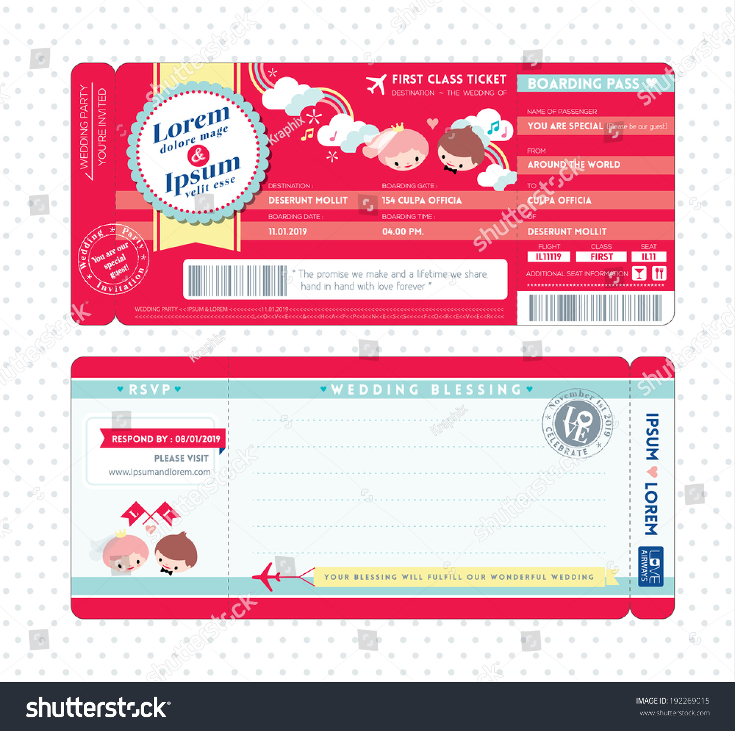 <strong>Ticket Template</strong> Word printable Editable <strong>Free</strong> Download Airline ticket invitation template free
