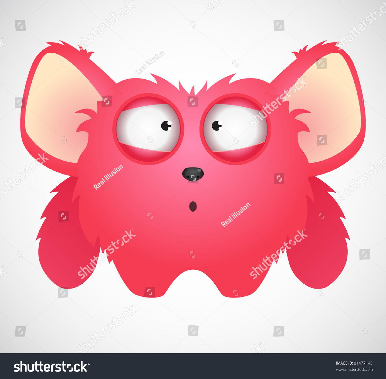 Cute Cartoon Character Stock Vector Illustration 81477145 : Shutterstock