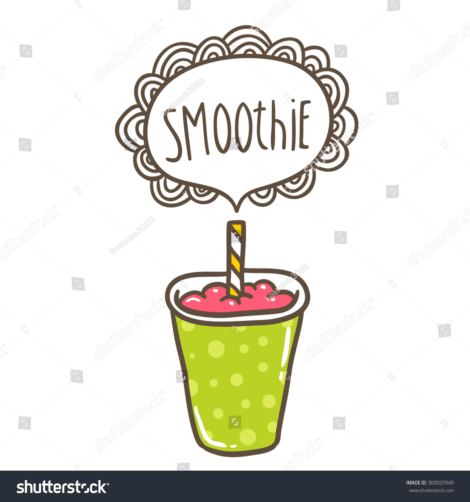 strawberry smoothie clip art - photo #35