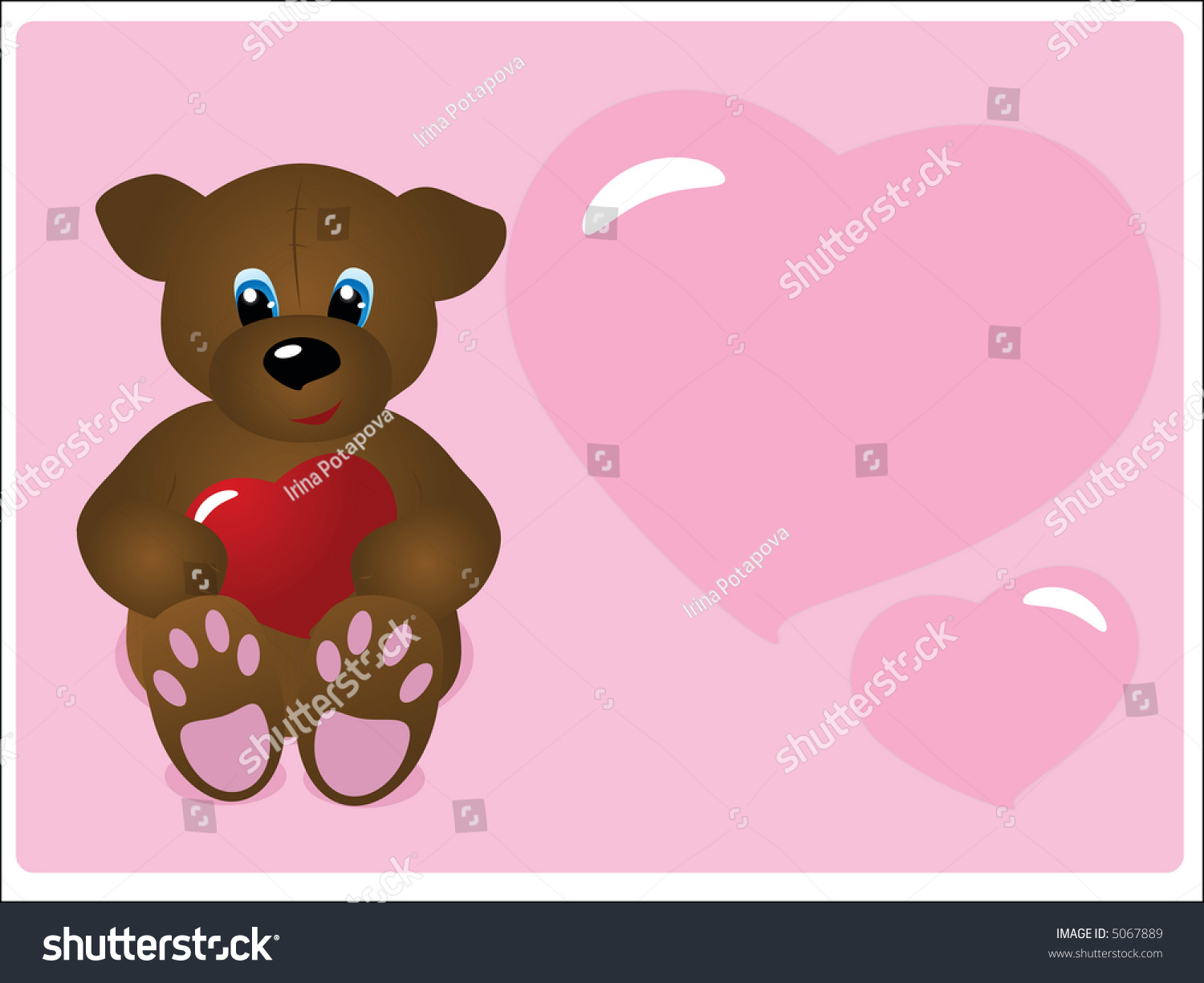 cute cartoon bears with hearts cute cartoon bears with hearts