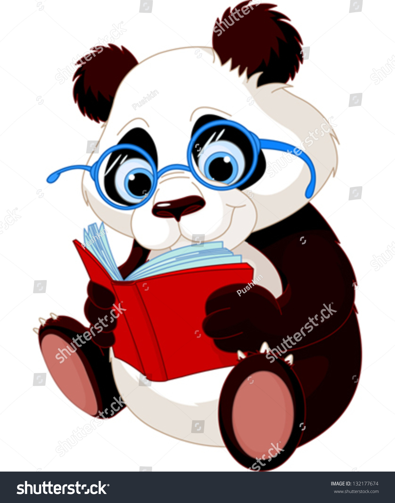 Well read panda