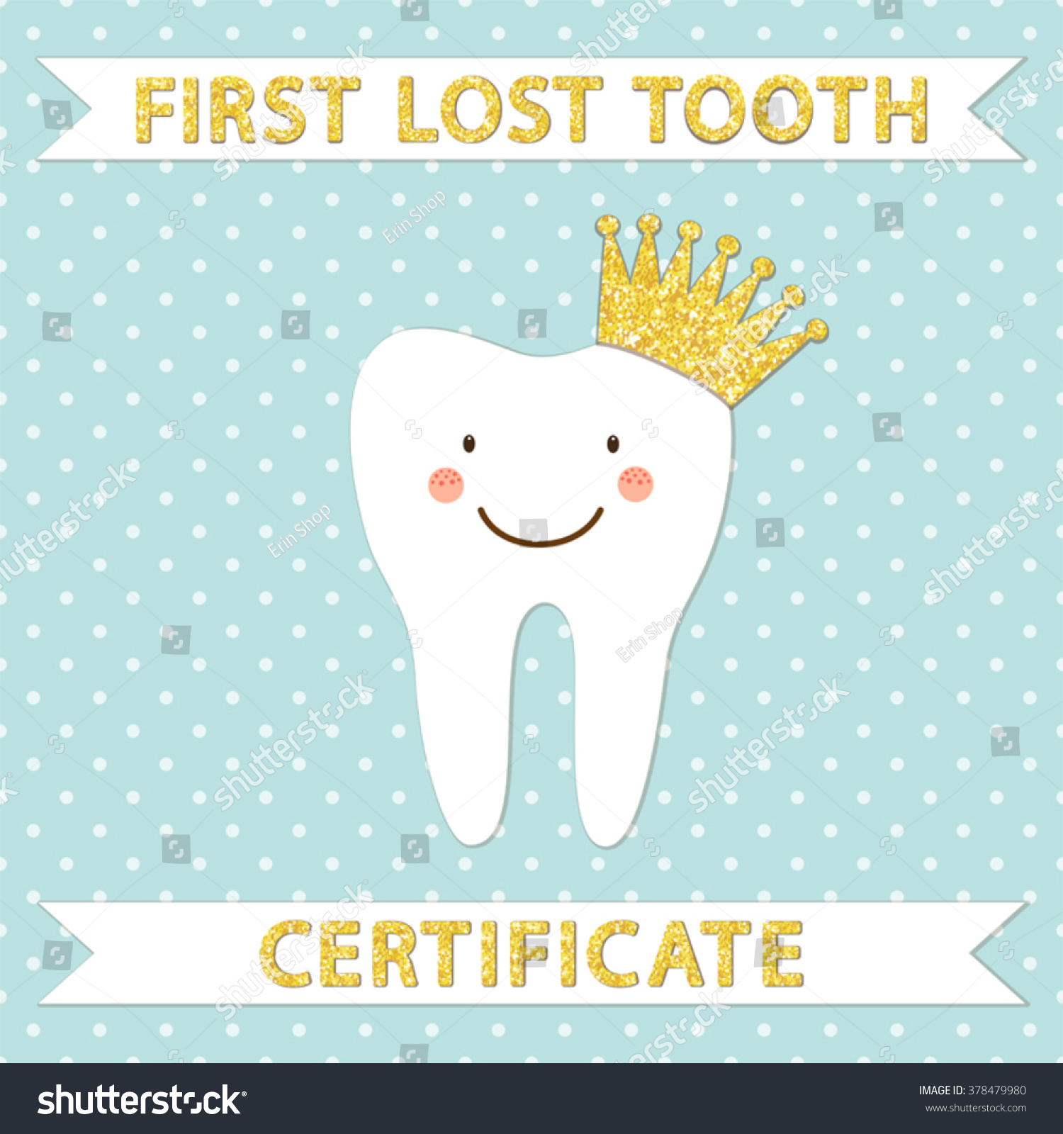 cute-smiling-cartoon-character-of-first-lost-tooth-with-golden-glitter