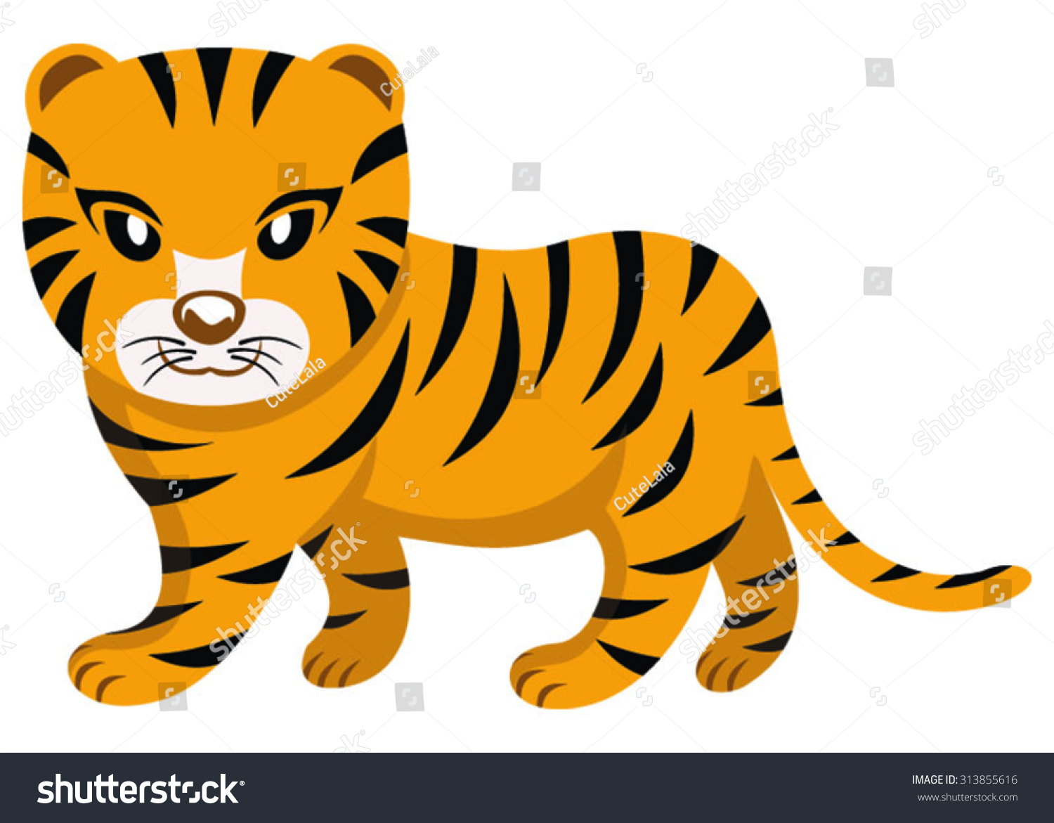 cartoon tiger wala