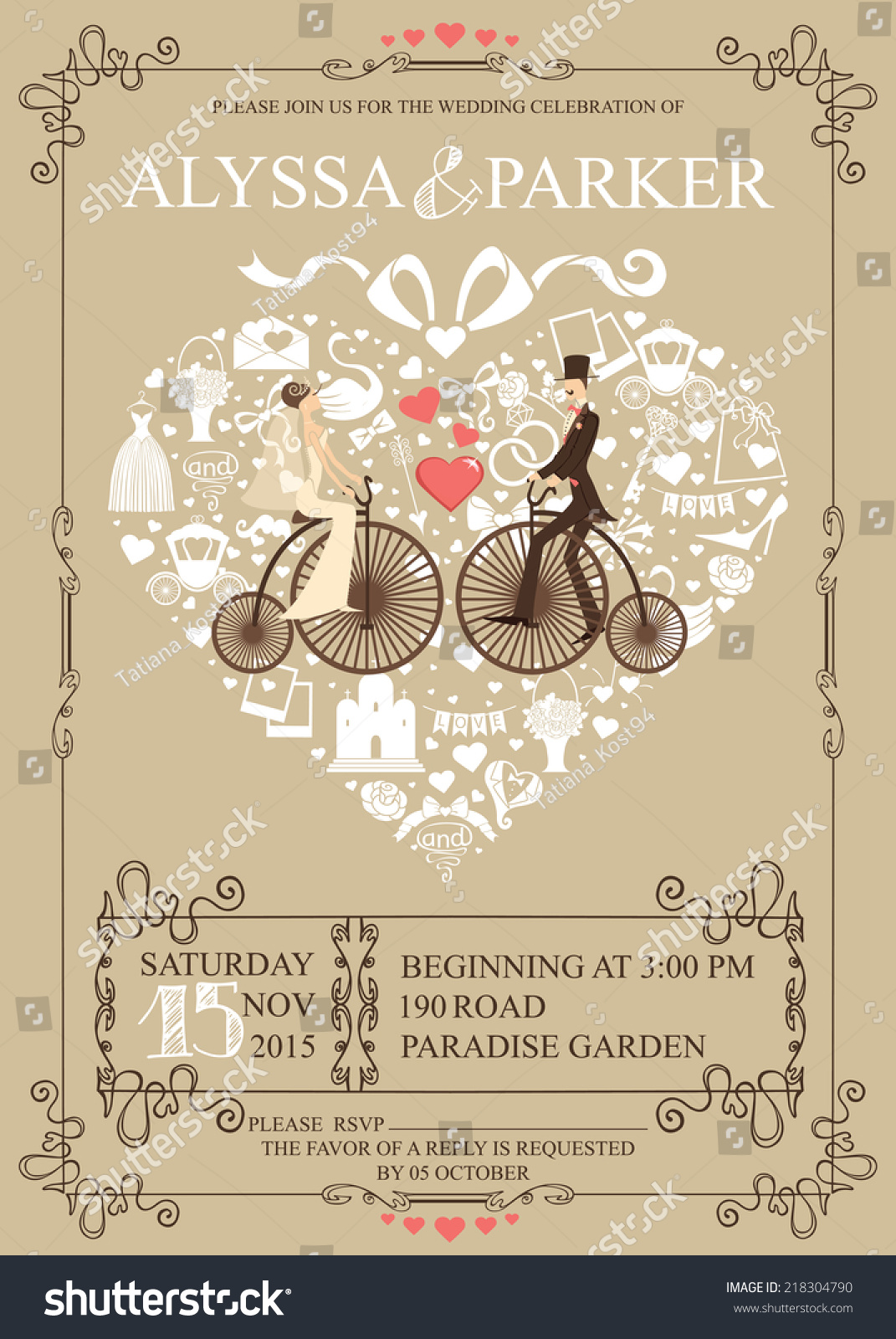 Cute wedding invitations designs