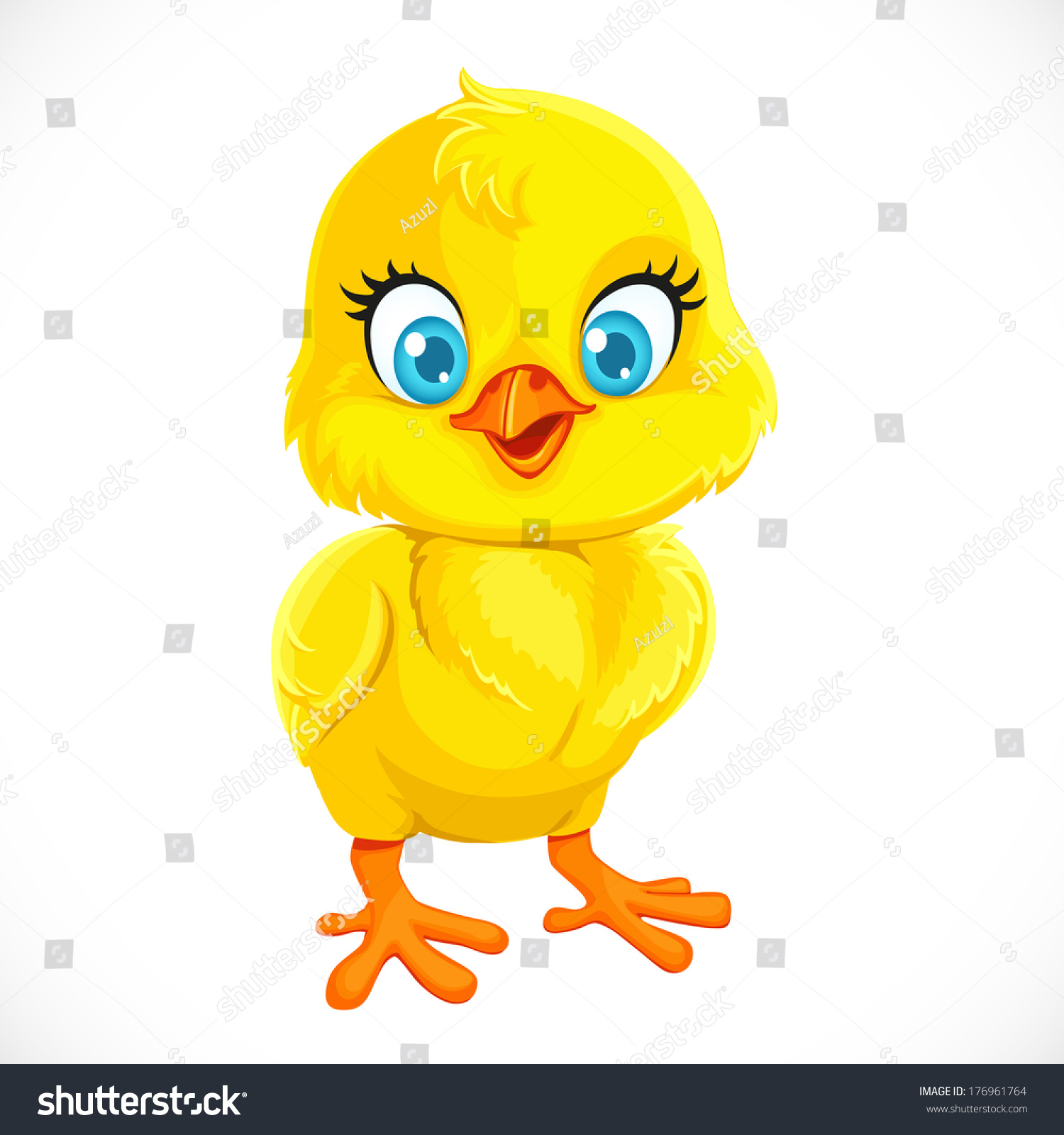 Цыпленок с детьми