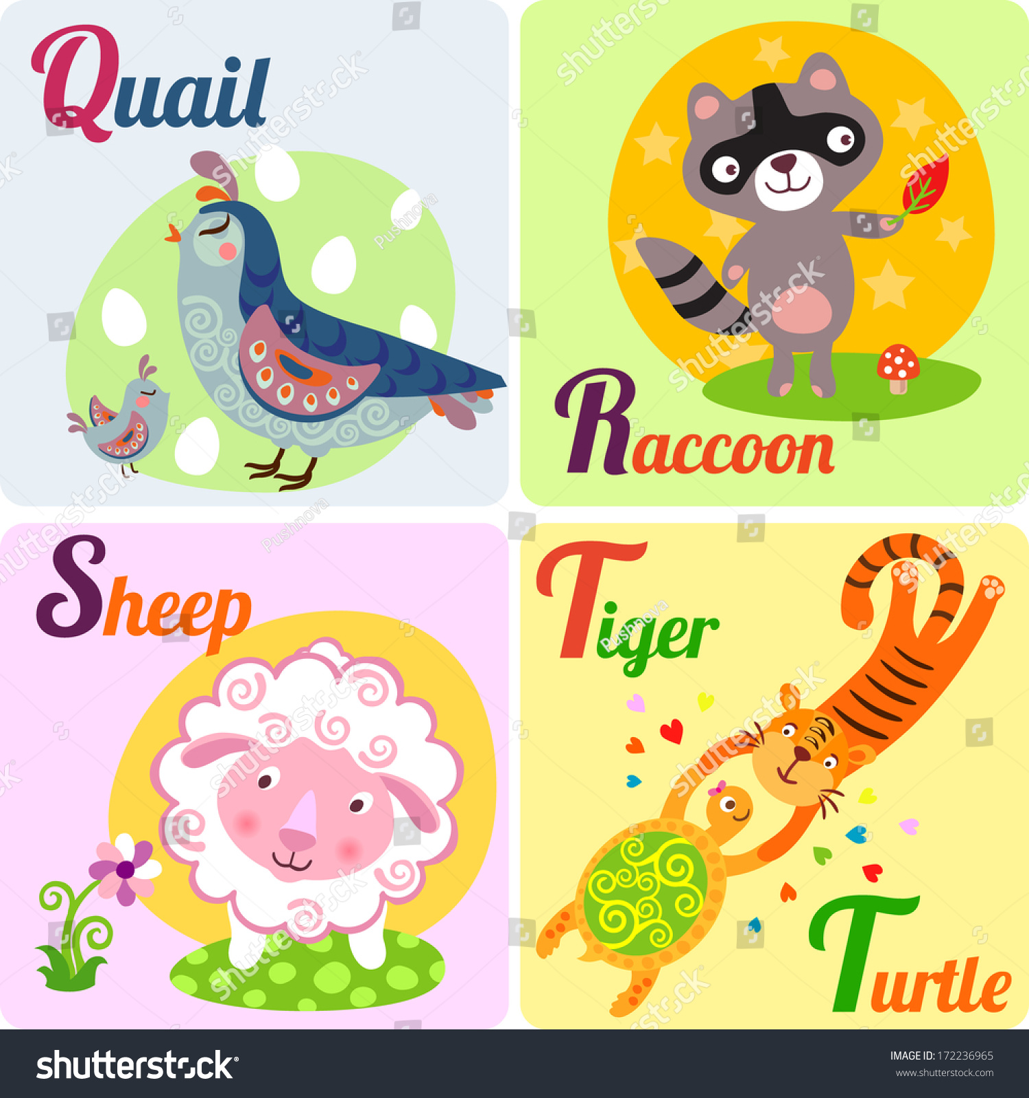 zoo animals starting with s