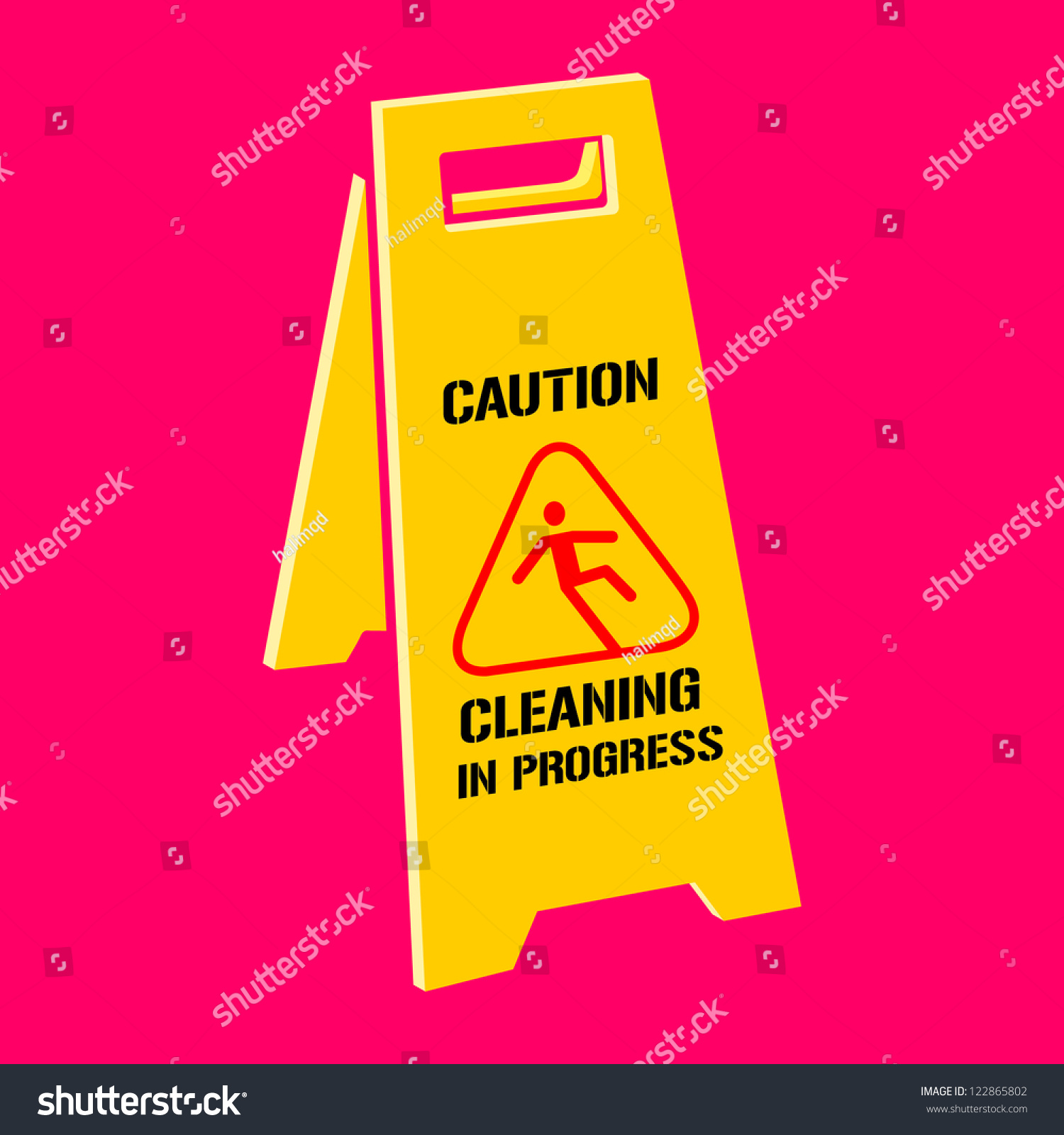 danger-sign-caution-cleaning-in-progress-stock-vector-illustration