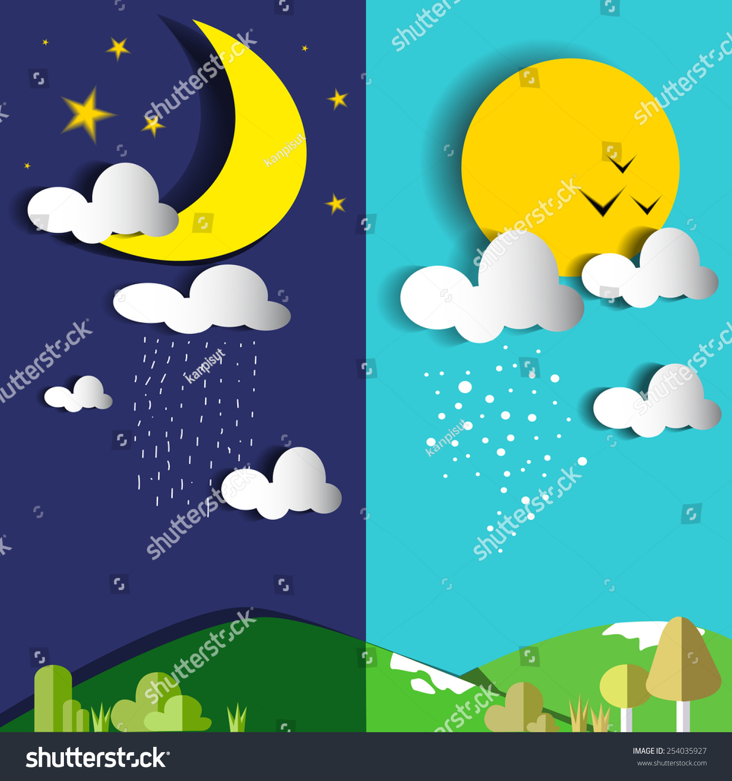clipart night and day - photo #12