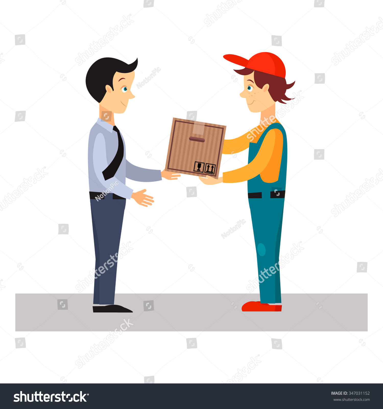 delivery man clipart - photo #30
